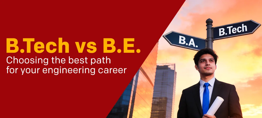 difference between btech and be degrees